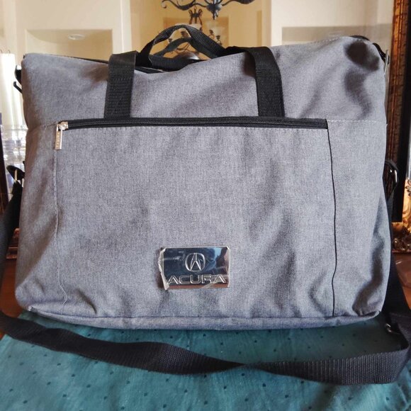 Acura New Grey 2-Way Tote Bag 2011 21" x 15" NWOT